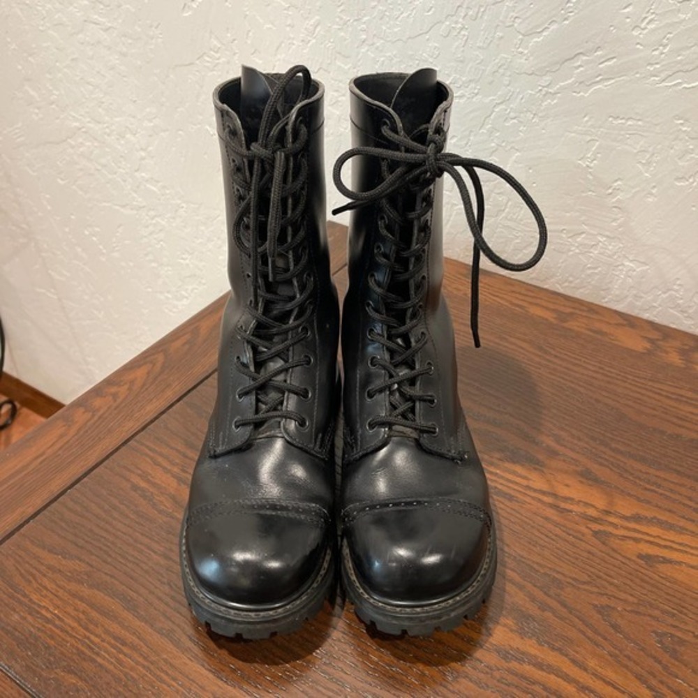Black Combat Boot